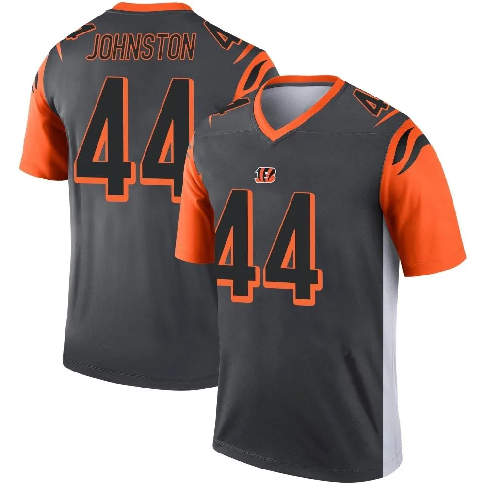 Men's Cincinnati Bengals Clay Johnston Nike Silver Legend Jersey Men's Cincinnati Bengals Clay Johnston Nike Silver Legend Jersey