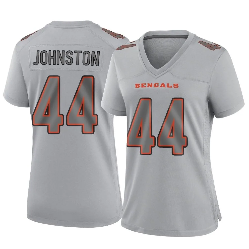 Women's Cincinnati Bengals Clay Johnston Nike Atmosphere Fashion Game Gray Jersey Women's Cincinnati Bengals Clay Johnston Nike Atmosphere Fashion Game Gray Jersey