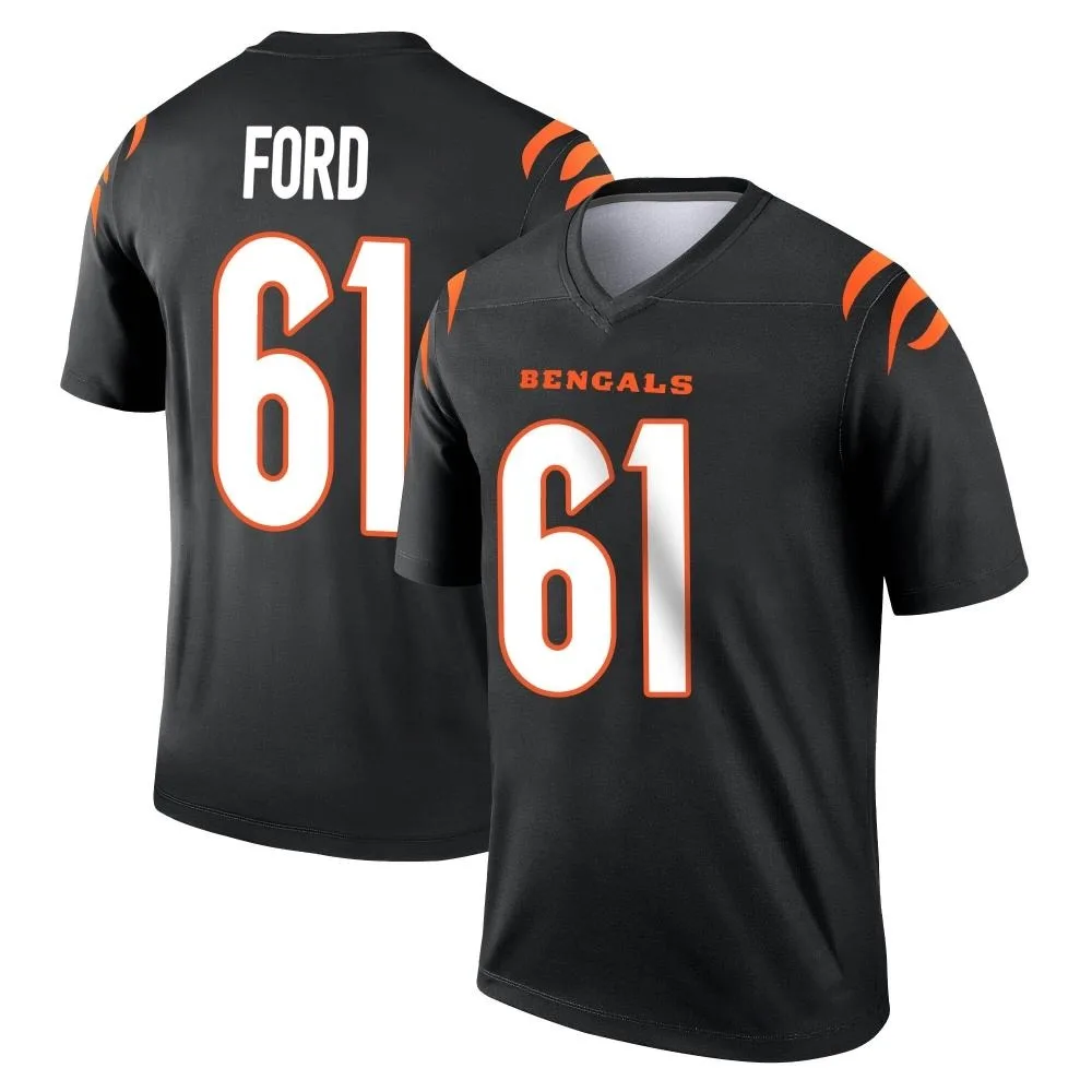 Men's Cincinnati Bengals Cody Ford Nike Legend Black Jersey Men's Cincinnati Bengals Cody Ford Nike Legend Black Jersey