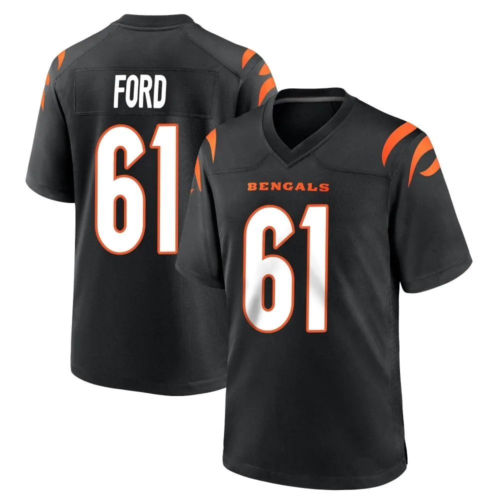 Youth Cincinnati Bengals Cody Ford Nike Team Color Game Black Jersey Youth Cincinnati Bengals Cody Ford Nike Team Color Game Black Jersey