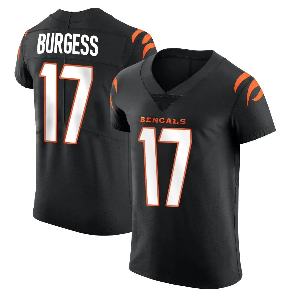 Men's Cincinnati Bengals Cole Burgess Nike Team Color Vapor Untouchable Elite Black Jersey Men's Cincinnati Bengals Cole Burgess Nike Team Color Vapor Untouchable Elite Black Jersey