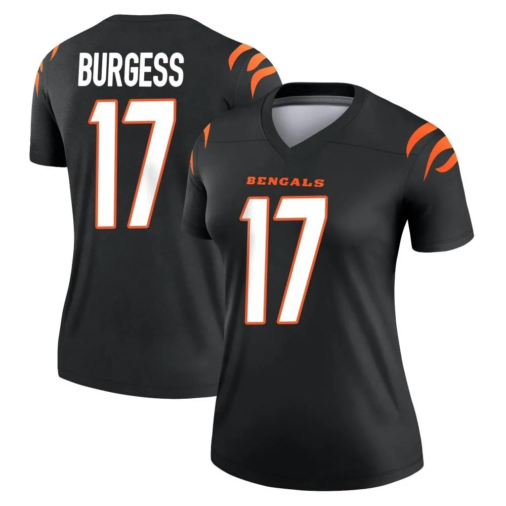 Women's Cincinnati Bengals Cole Burgess Nike Legend Black Jersey Women's Cincinnati Bengals Cole Burgess Nike Legend Black Jersey