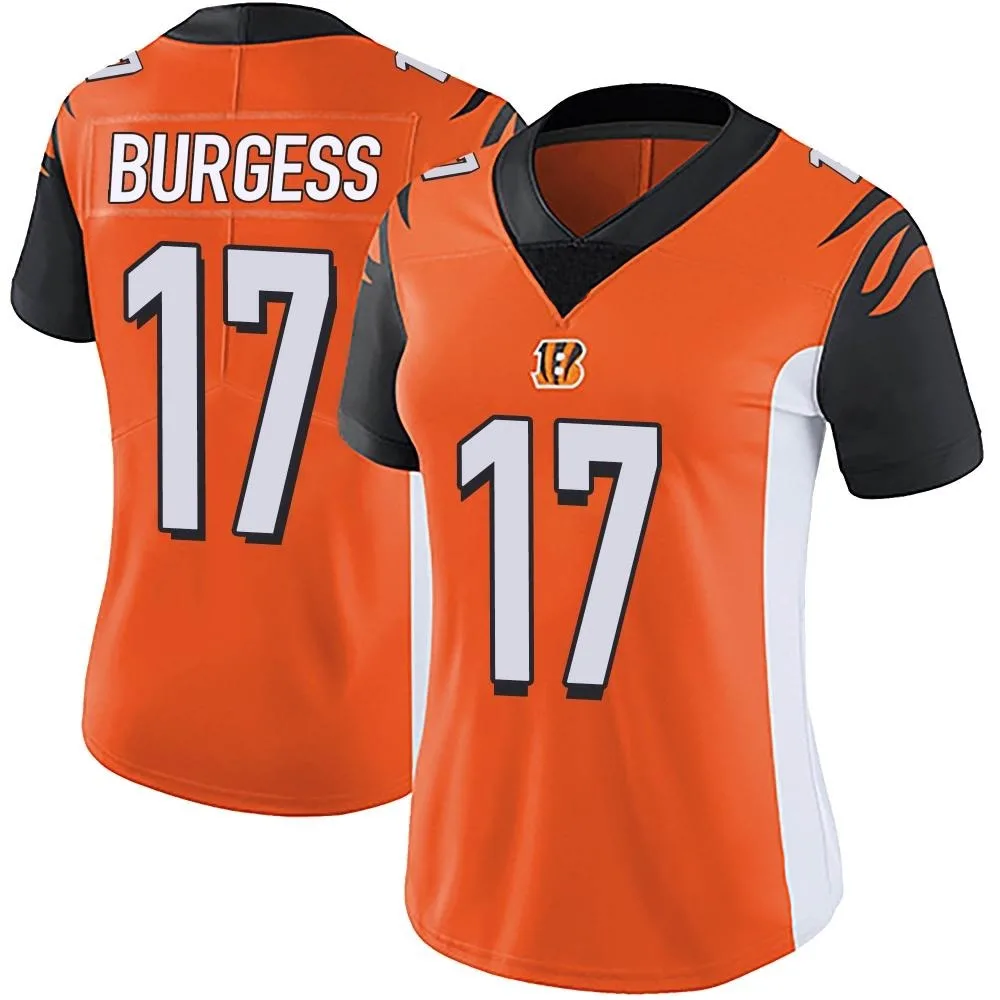 Women's Cincinnati Bengals Cole Burgess Nike Vapor Untouchable Limited Orange Jersey Women's Cincinnati Bengals Cole Burgess Nike Vapor Untouchable Limited Orange Jersey