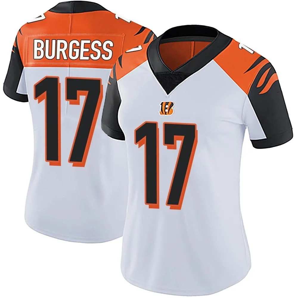 Women's Cincinnati Bengals Cole Burgess Nike Vapor Untouchable Limited White Jersey Women's Cincinnati Bengals Cole Burgess Nike Vapor Untouchable Limited White Jersey