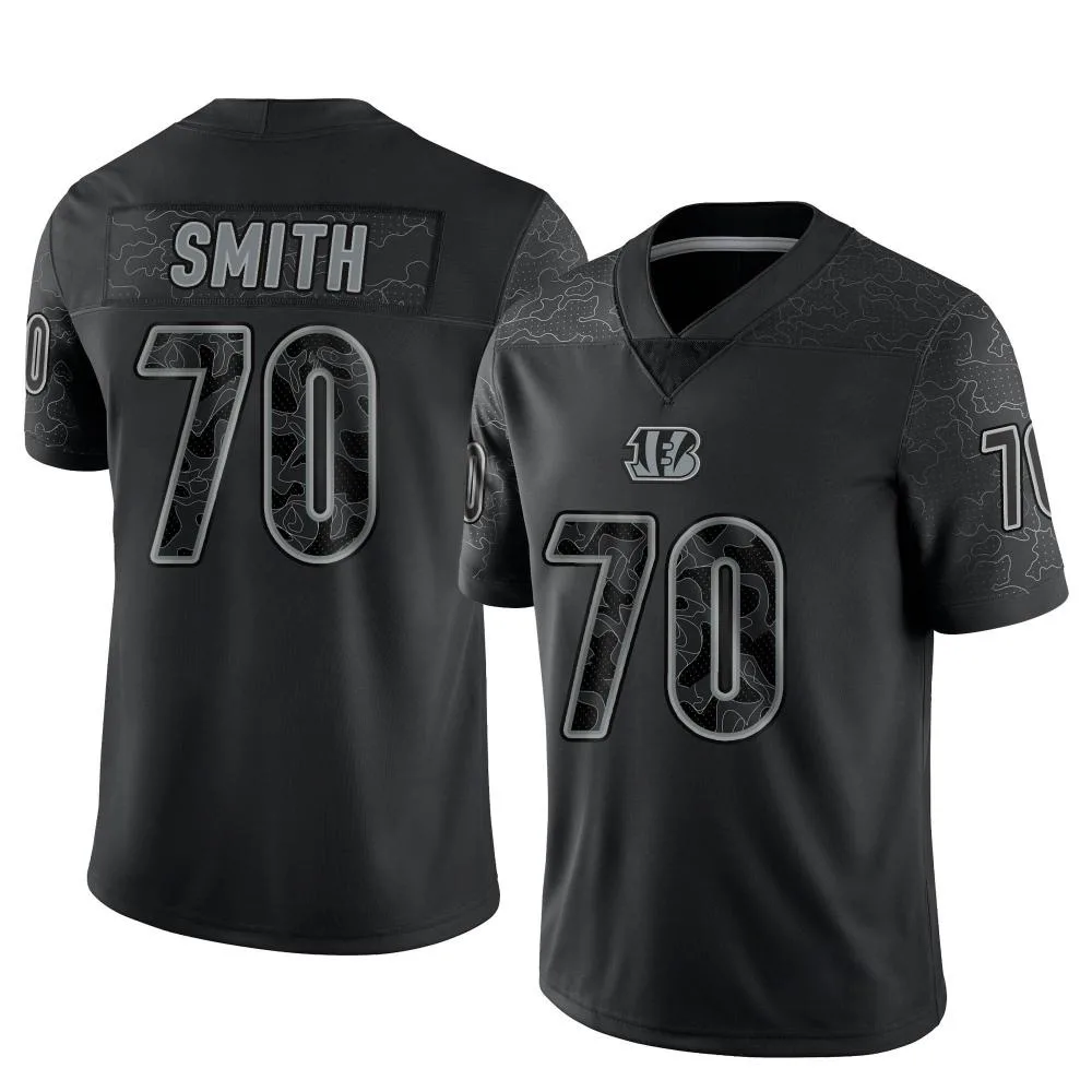 Men's Cincinnati Bengals D'ante Smith Nike Reflective Limited Black Jersey Men's Cincinnati Bengals D'ante Smith Nike Reflective Limited Black Jersey