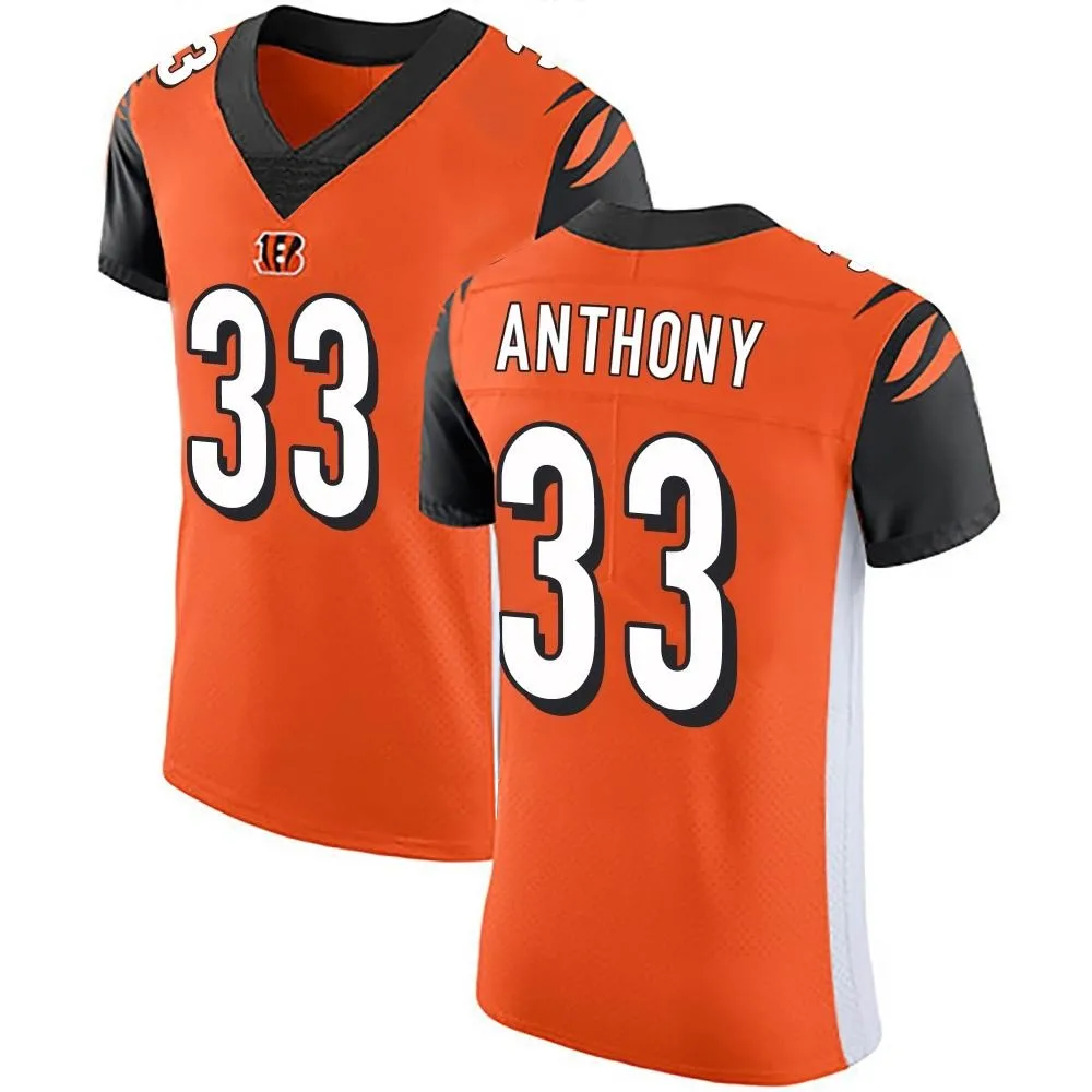 Men's Cincinnati Bengals Daijahn Anthony Nike Alternate Vapor Untouchable Elite Orange Jersey Men's Cincinnati Bengals Daijahn Anthony Nike Alternate Vapor Untouchable Elite Orange Jersey