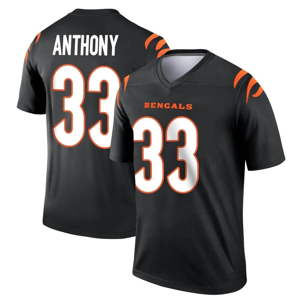 Men's Cincinnati Bengals Daijahn Anthony Nike Legend Black Jersey Men's Cincinnati Bengals Daijahn Anthony Nike Legend Black Jersey