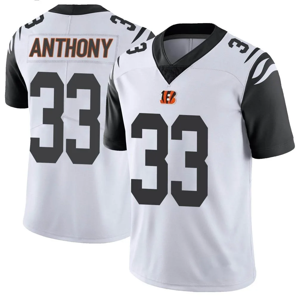 Youth Cincinnati Bengals Daijahn Anthony Nike Color Rush Vapor Untouchable Limited White Jersey Youth Cincinnati Bengals Daijahn Anthony Nike Color Rush Vapor Untouchable Limited White Jersey