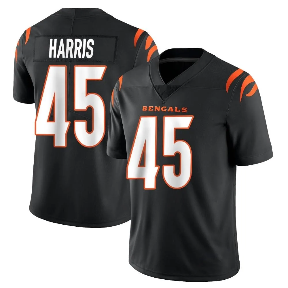 Men's Cincinnati Bengals Darien Harris Nike Team Color Vapor Untouchable Limited Black Jersey Men's Cincinnati Bengals Darien Harris Nike Team Color Vapor Untouchable Limited Black Jersey