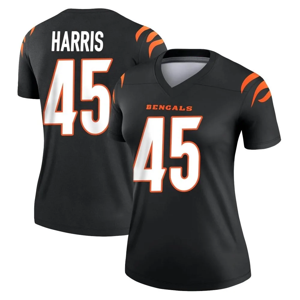 Women's Cincinnati Bengals Darien Harris Nike Legend Black Jersey Women's Cincinnati Bengals Darien Harris Nike Legend Black Jersey