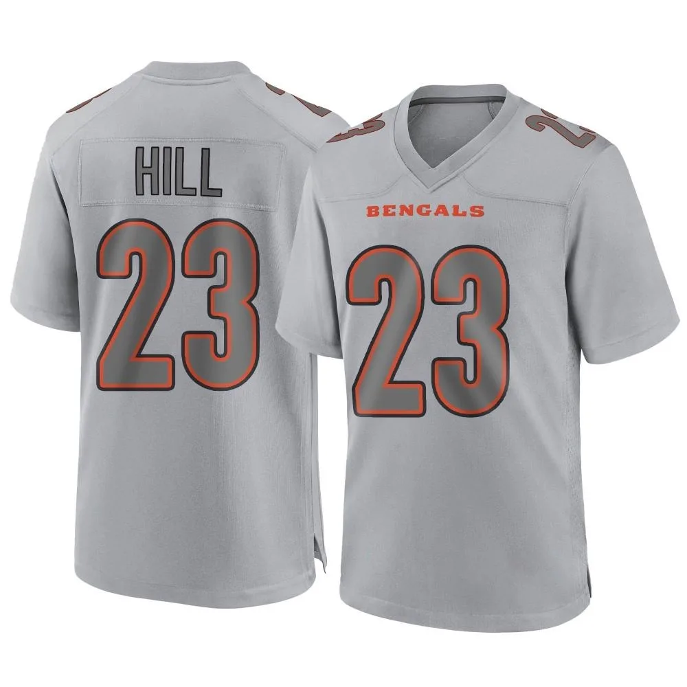 Men's Cincinnati Bengals Dax Hill Nike Atmosphere Fashion Game Gray Jersey Men's Cincinnati Bengals Dax Hill Nike Atmosphere Fashion Game Gray Jersey