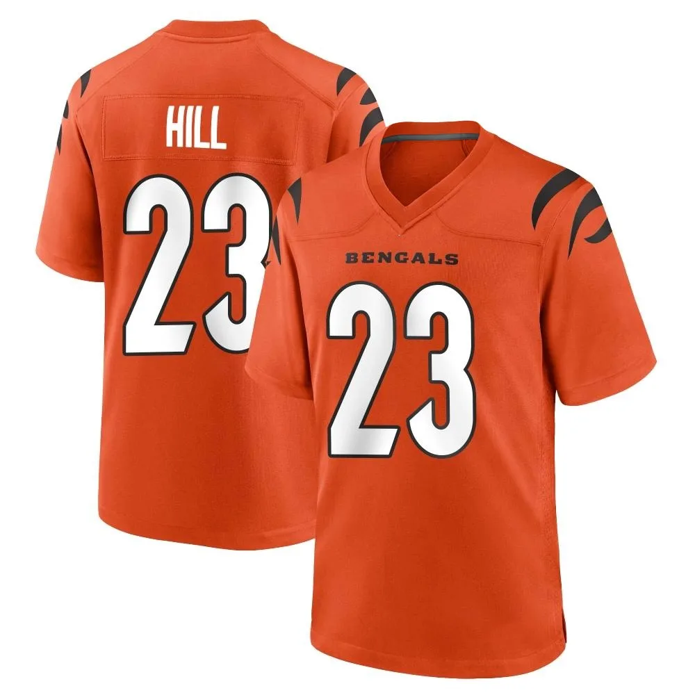 Youth Cincinnati Bengals Dax Hill Nike Game Orange Jersey Youth Cincinnati Bengals Dax Hill Nike Game Orange Jersey