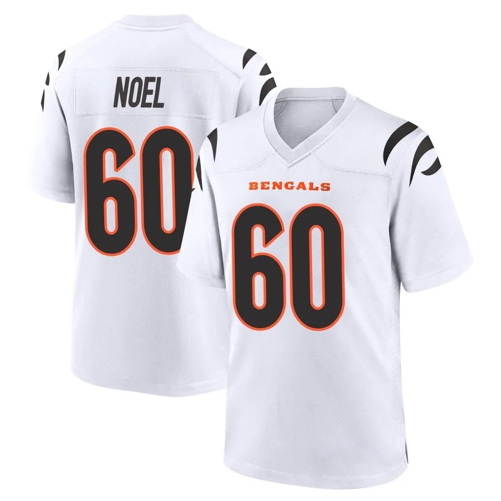 Men's Cincinnati Bengals Desmond Noel Nike Game White Jersey Men's Cincinnati Bengals Desmond Noel Nike Game White Jersey