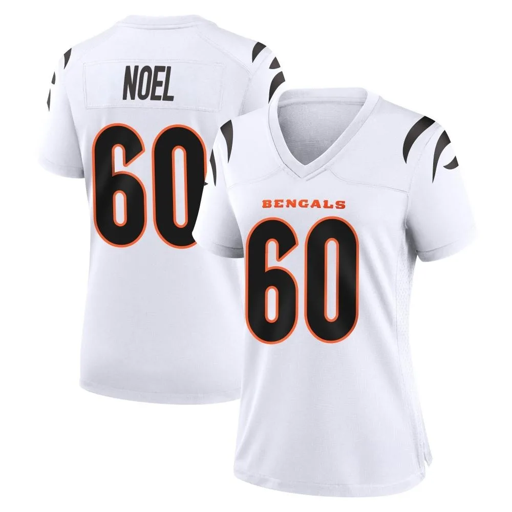 Women's Cincinnati Bengals Desmond Noel Nike Game White Jersey Women's Cincinnati Bengals Desmond Noel Nike Game White Jersey