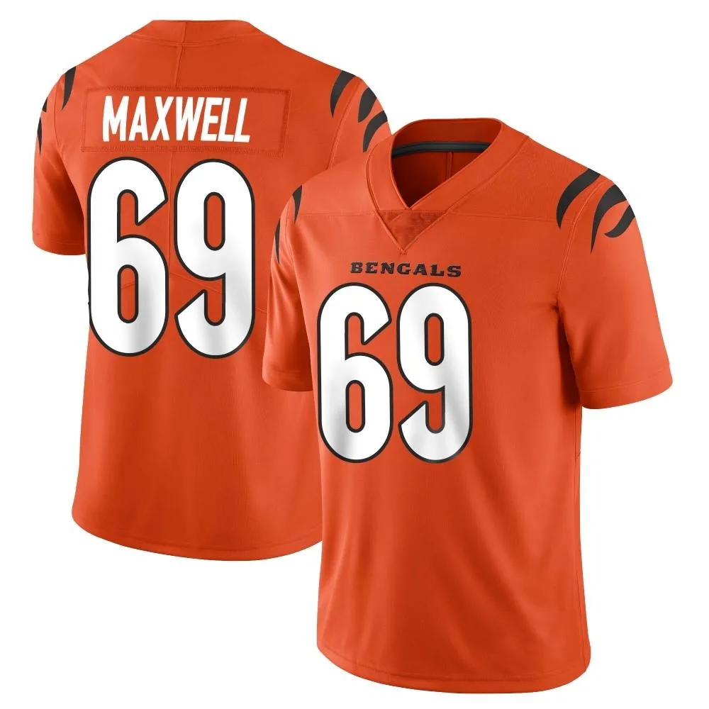 Men's Cincinnati Bengals Devonnsha Maxwell Nike Vapor Untouchable Limited Orange Jersey Men's Cincinnati Bengals Devonnsha Maxwell Nike Vapor Untouchable Limited Orange Jersey