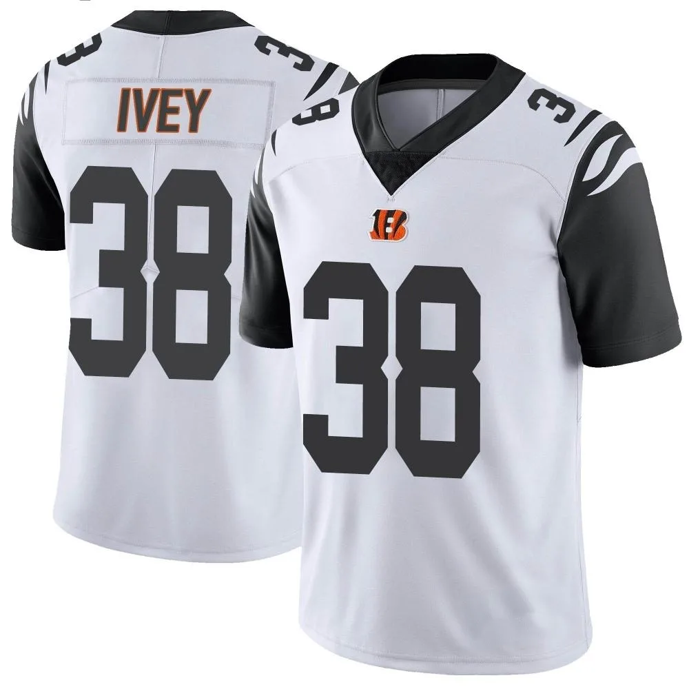 Youth Cincinnati Bengals Dj Ivey Nike Color Rush Vapor Untouchable Limited White Jersey Youth Cincinnati Bengals Dj Ivey Nike Color Rush Vapor Untouchable Limited White Jersey