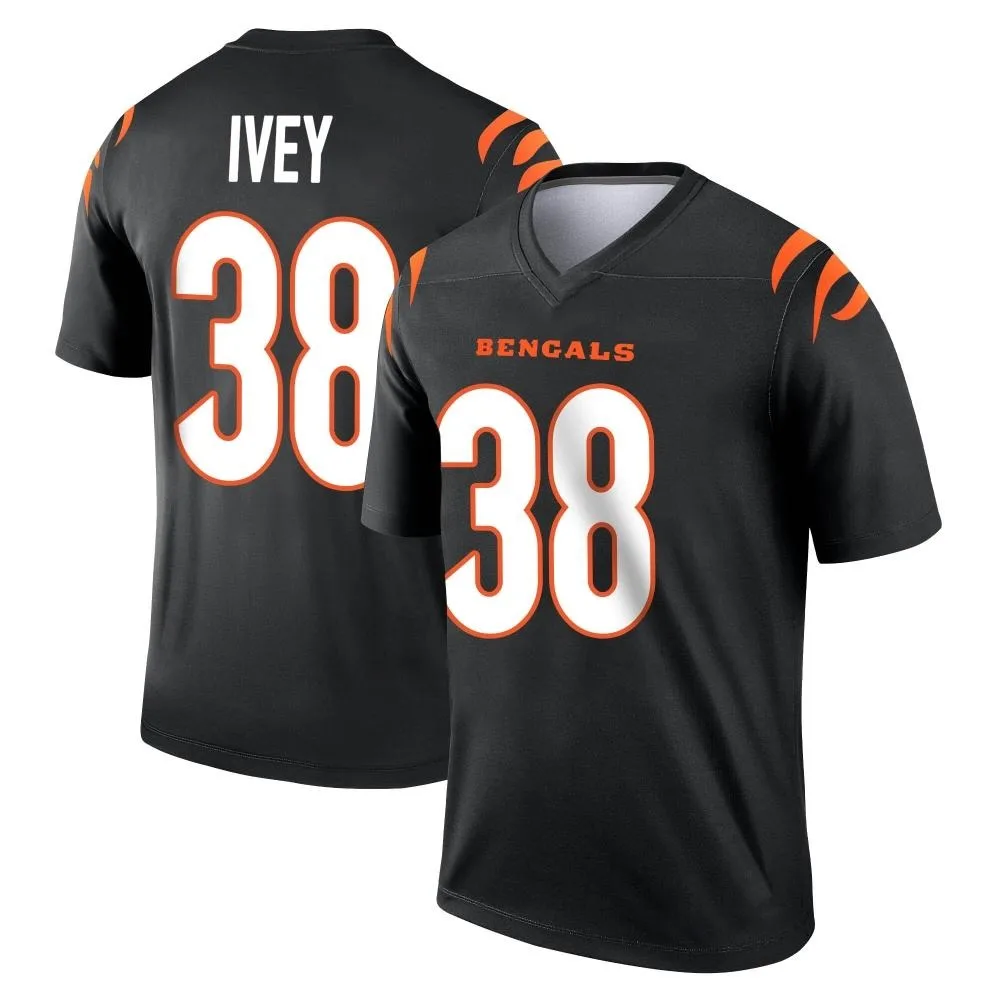 Youth Cincinnati Bengals Dj Ivey Nike Legend Black Jersey Youth Cincinnati Bengals Dj Ivey Nike Legend Black Jersey