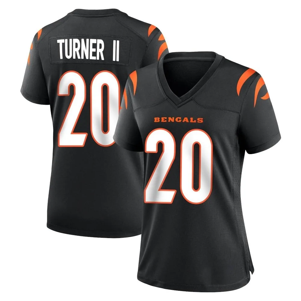 Women's Cincinnati Bengals Dj Turner Ii Nike Team Color Game Black Jersey Women's Cincinnati Bengals Dj Turner Ii Nike Team Color Game Black Jersey