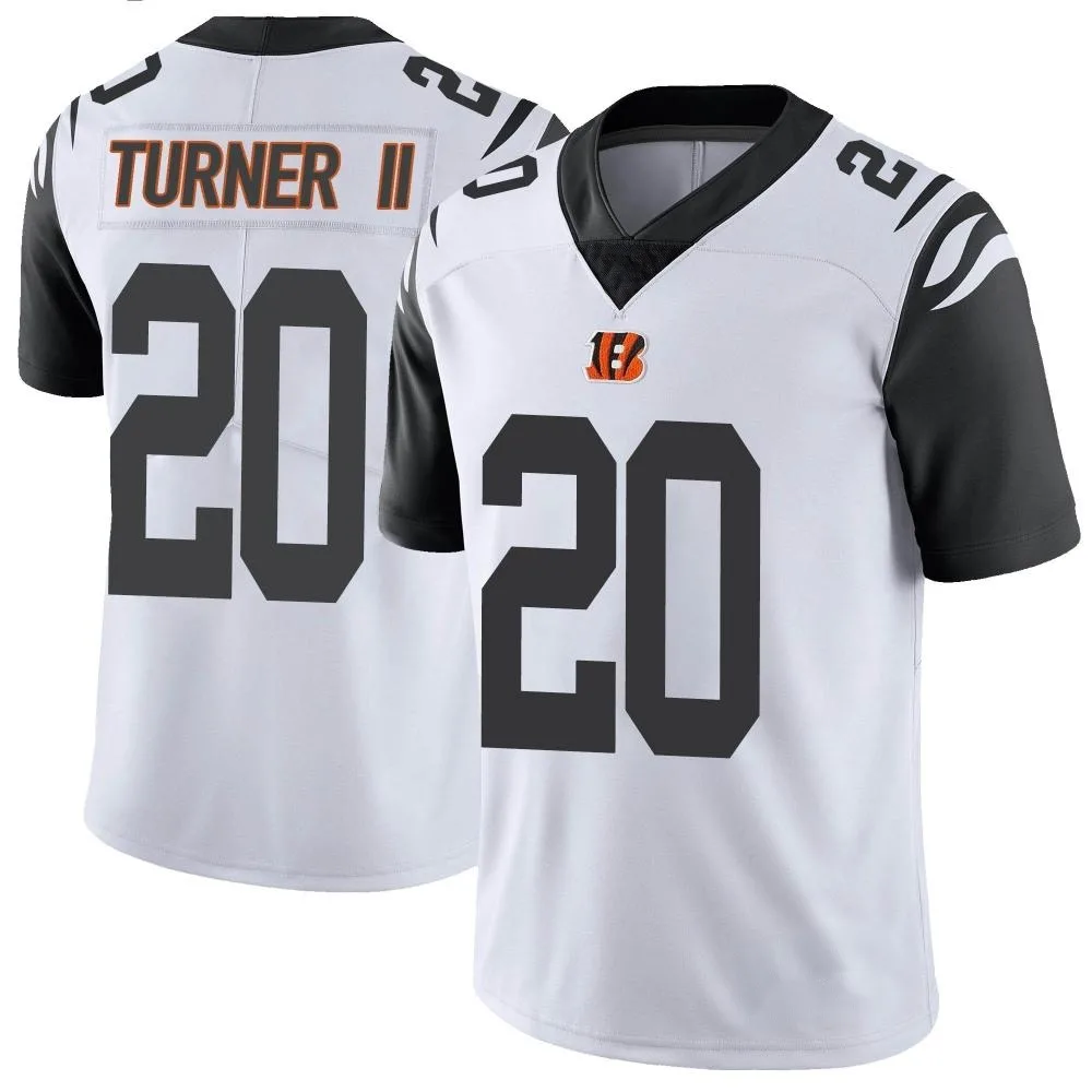 Youth Cincinnati Bengals Dj Turner Ii Nike Color Rush Vapor Untouchable Limited White Jersey Youth Cincinnati Bengals Dj Turner Ii Nike Color Rush Vapor Untouchable Limited White Jersey