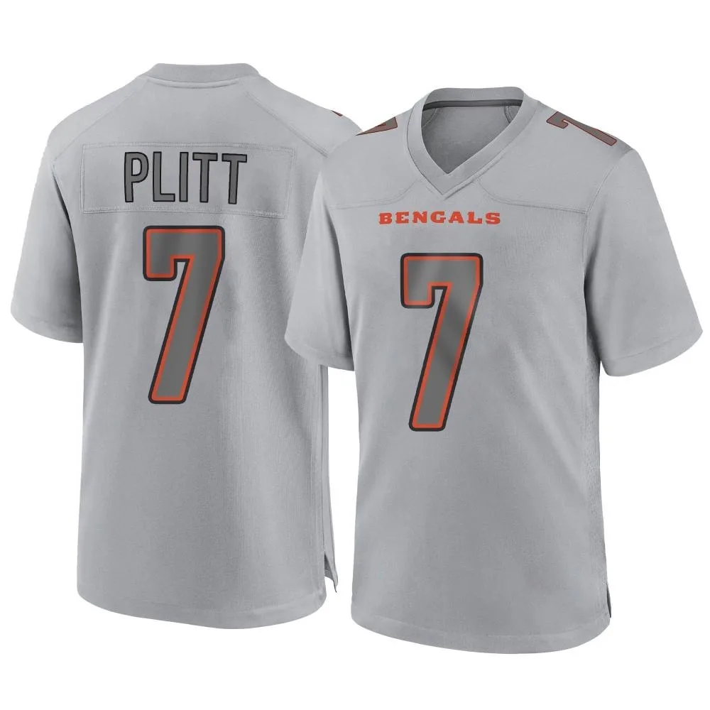 Men's Cincinnati Bengals Drew Plitt Nike Atmosphere Fashion Game Gray Jersey Men's Cincinnati Bengals Drew Plitt Nike Atmosphere Fashion Game Gray Jersey
