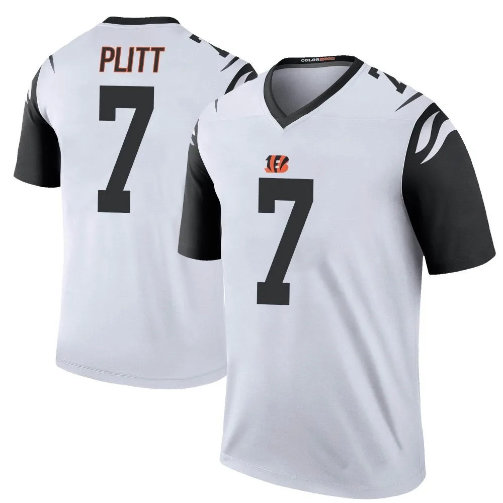 Men's Cincinnati Bengals Drew Plitt Nike Color Rush Legend White Jersey Men's Cincinnati Bengals Drew Plitt Nike Color Rush Legend White Jersey