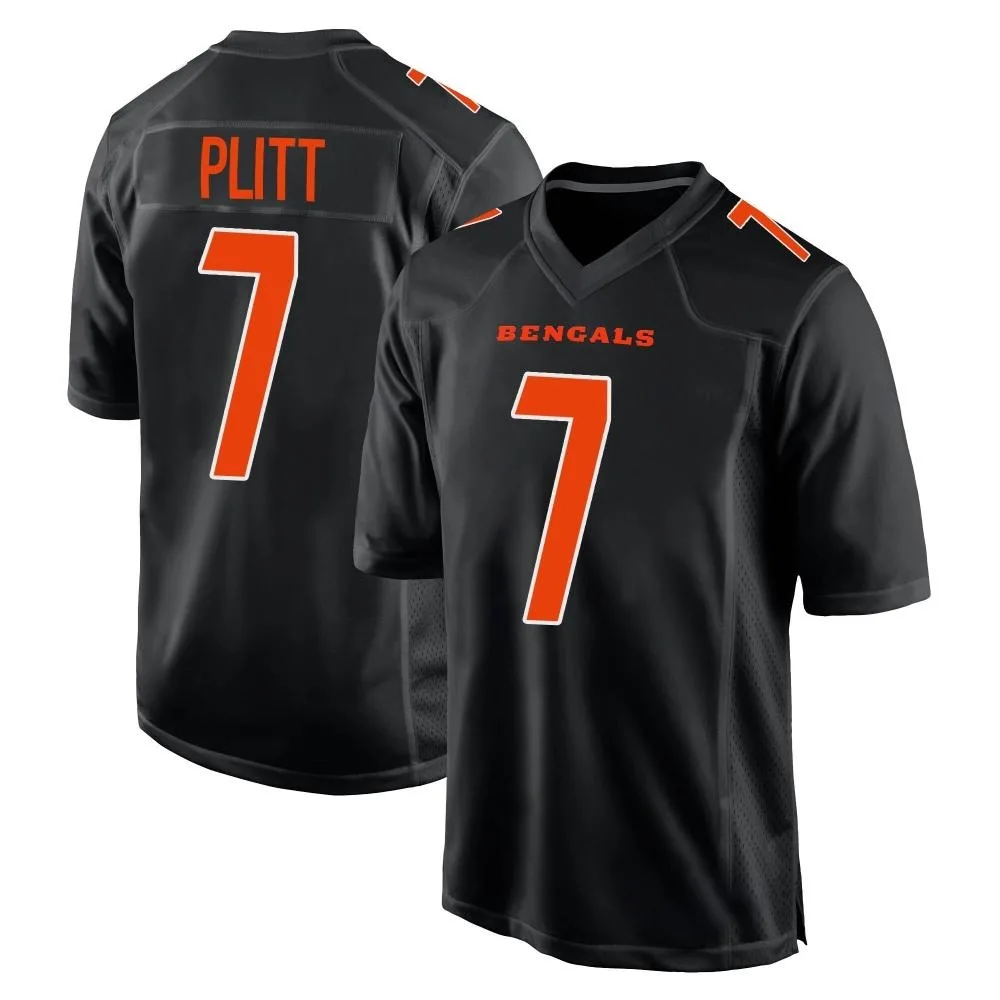 Men's Cincinnati Bengals Drew Plitt Nike Fashion Game Black Jersey Men's Cincinnati Bengals Drew Plitt Nike Fashion Game Black Jersey