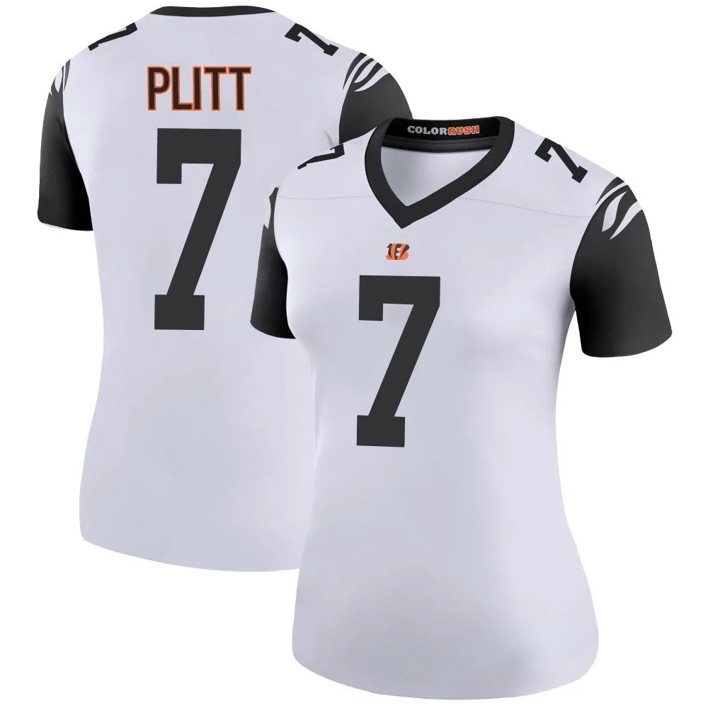 Women's Cincinnati Bengals Drew Plitt Nike Color Rush Legend White Jersey Women's Cincinnati Bengals Drew Plitt Nike Color Rush Legend White Jersey
