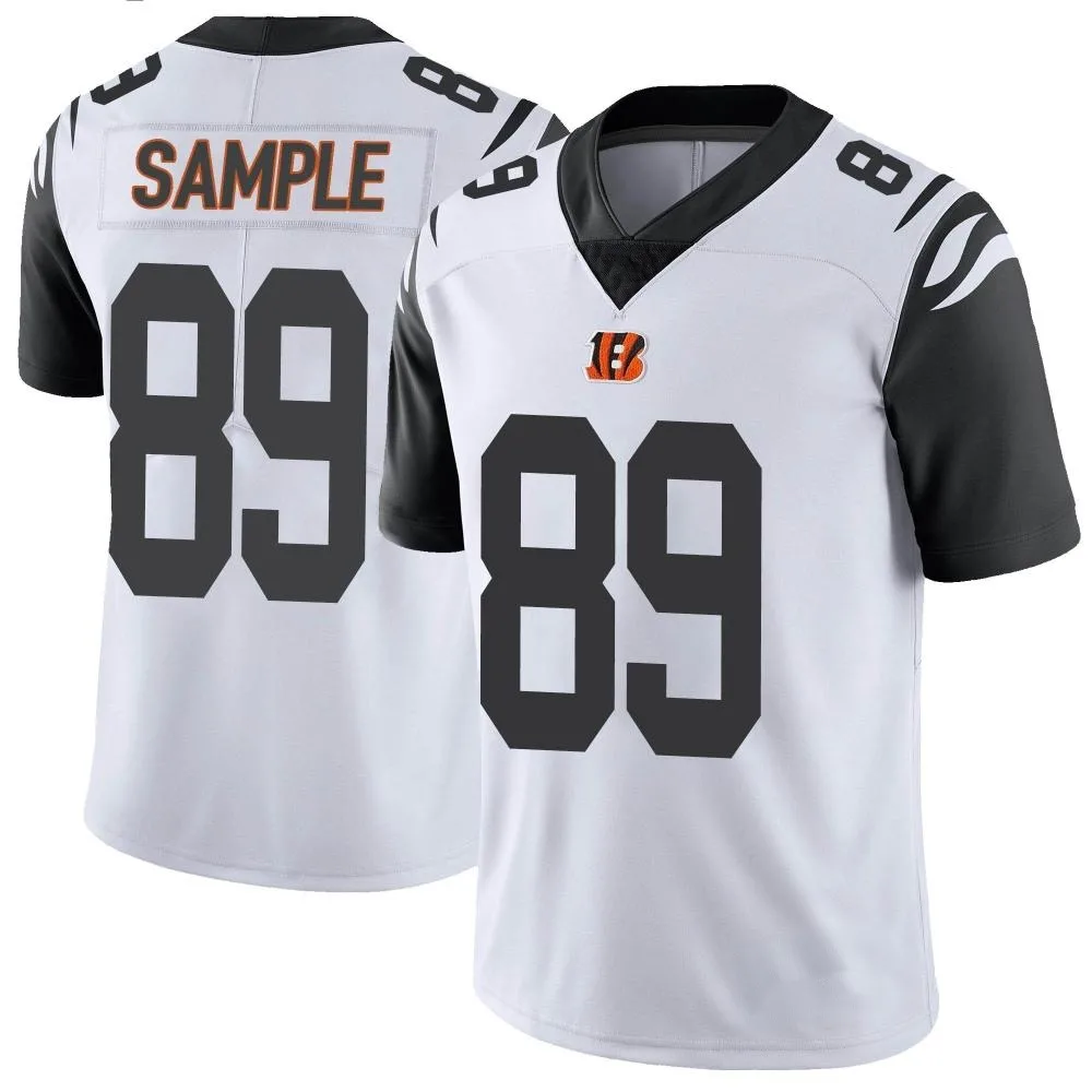 Youth Cincinnati Bengals Drew Sample Nike Color Rush Vapor Untouchable Limited White Jersey Youth Cincinnati Bengals Drew Sample Nike Color Rush Vapor Untouchable Limited White Jersey