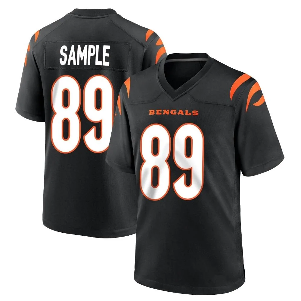 Youth Cincinnati Bengals Drew Sample Nike Team Color Game Black Jersey Youth Cincinnati Bengals Drew Sample Nike Team Color Game Black Jersey