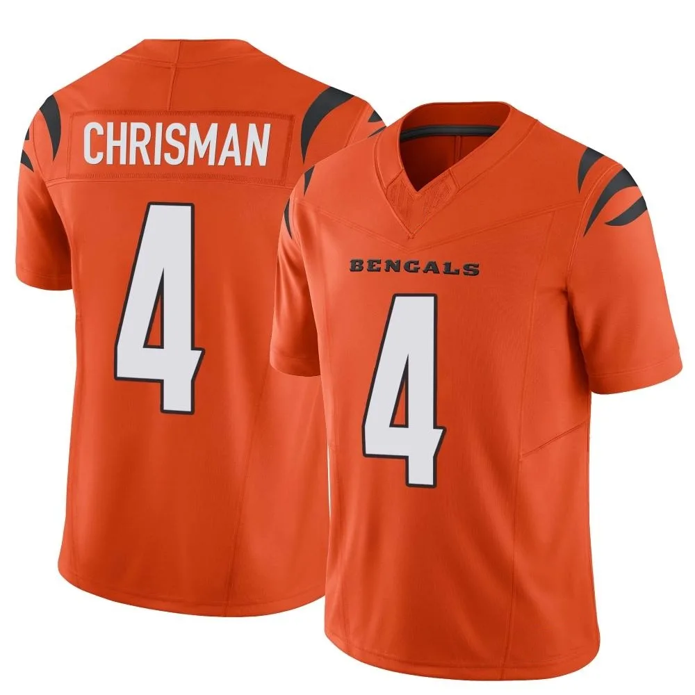 Men's Cincinnati Bengals Drue Chrisman Nike Vapor F.U.S.E. Limited Orange Jersey Men's Cincinnati Bengals Drue Chrisman Nike Vapor F.U.S.E. Limited Orange Jersey