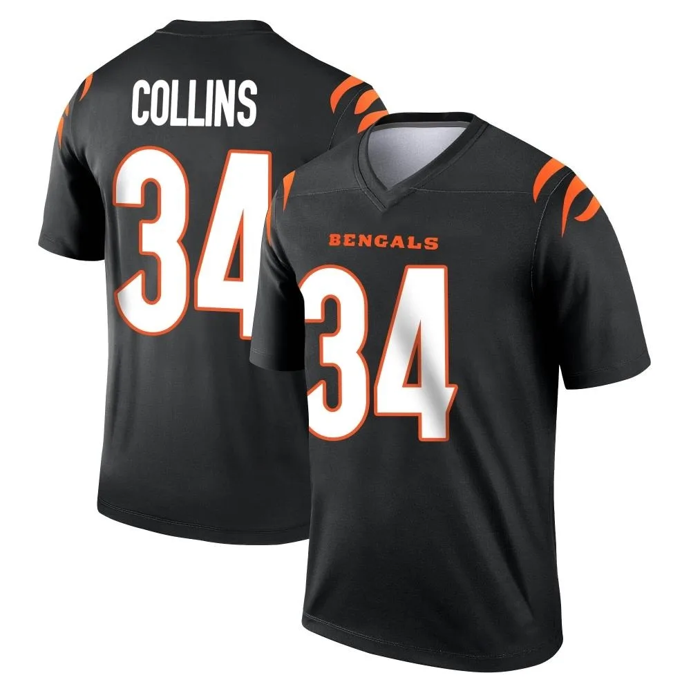 Youth Cincinnati Bengals Elijah Collins Nike Legend Black Jersey Youth Cincinnati Bengals Elijah Collins Nike Legend Black Jersey