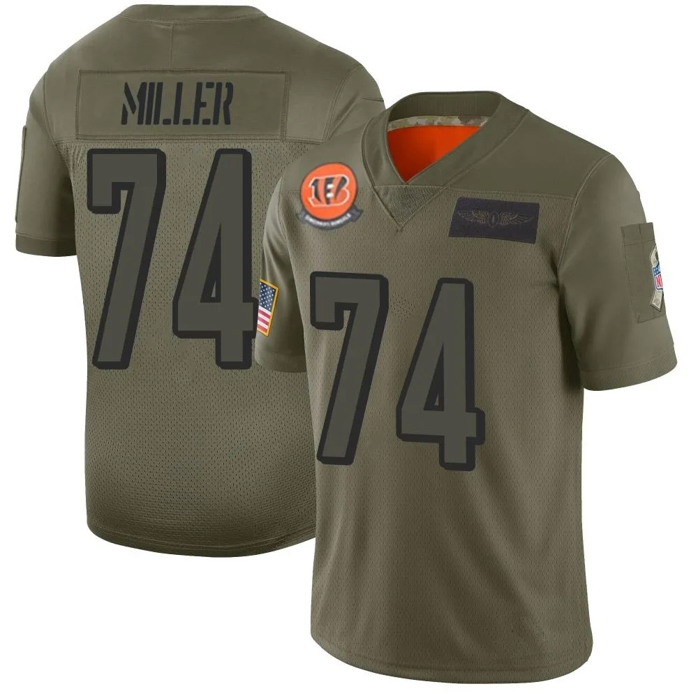 Men's Cincinnati Bengals Eric Miller Nike 2019 Salute to Service Limited Camo Jersey Men's Cincinnati Bengals Eric Miller Nike 2019 Salute to Service Limited Camo Jersey