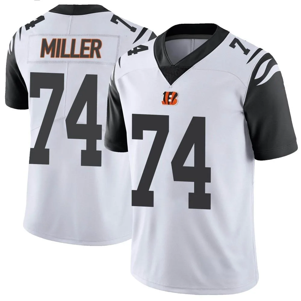 Men's Cincinnati Bengals Eric Miller Nike Color Rush Vapor Untouchable Limited White Jersey Men's Cincinnati Bengals Eric Miller Nike Color Rush Vapor Untouchable Limited White Jersey
