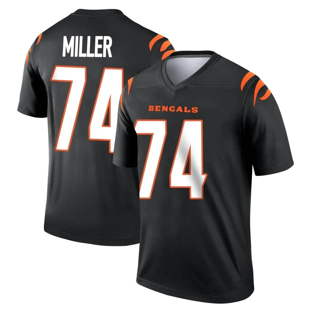 Men's Cincinnati Bengals Eric Miller Nike Legend Black Jersey Men's Cincinnati Bengals Eric Miller Nike Legend Black Jersey