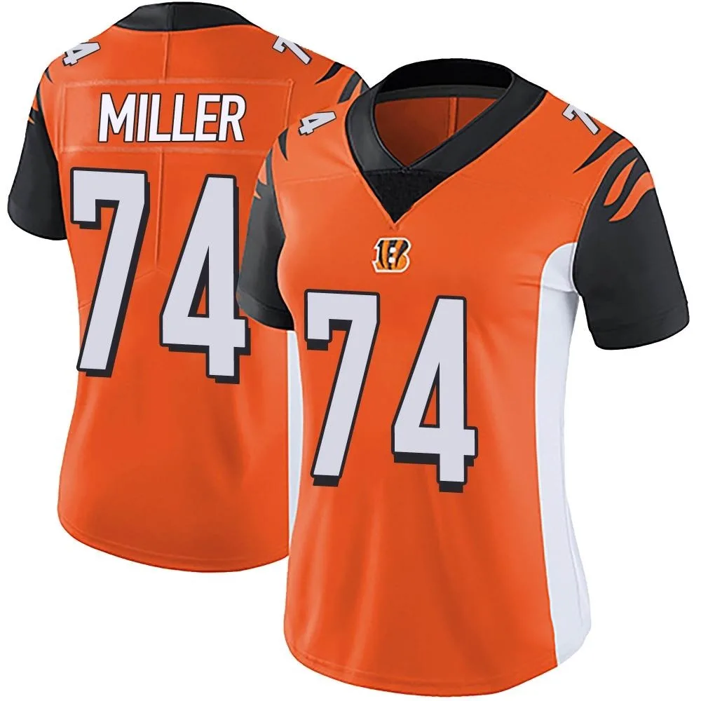Women's Cincinnati Bengals Eric Miller Nike Vapor Untouchable Limited Orange Jersey Women's Cincinnati Bengals Eric Miller Nike Vapor Untouchable Limited Orange Jersey