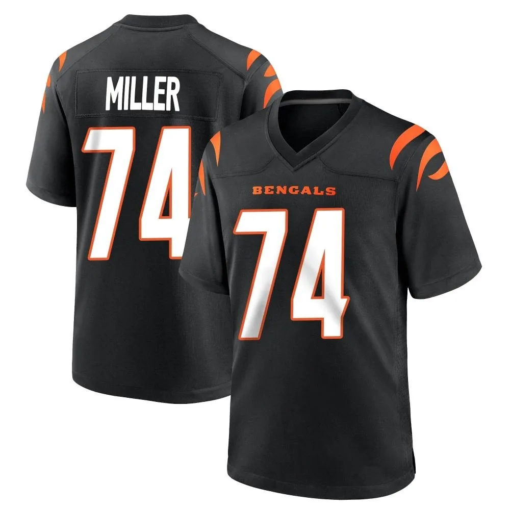 Youth Cincinnati Bengals Eric Miller Nike Team Color Game Black Jersey Youth Cincinnati Bengals Eric Miller Nike Team Color Game Black Jersey