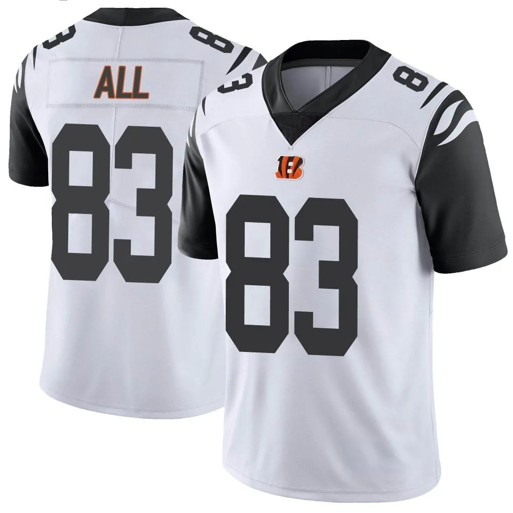 Men's Cincinnati Bengals Erick All Jr. Nike Color Rush Vapor Untouchable Limited White Jersey Men's Cincinnati Bengals Erick All Jr. Nike Color Rush Vapor Untouchable Limited White Jersey