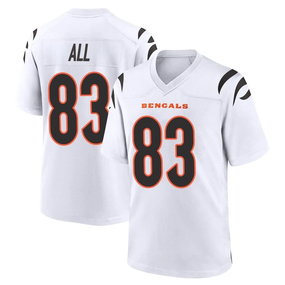 Men's Cincinnati Bengals Erick All Jr. Nike Game White Jersey Men's Cincinnati Bengals Erick All Jr. Nike Game White Jersey