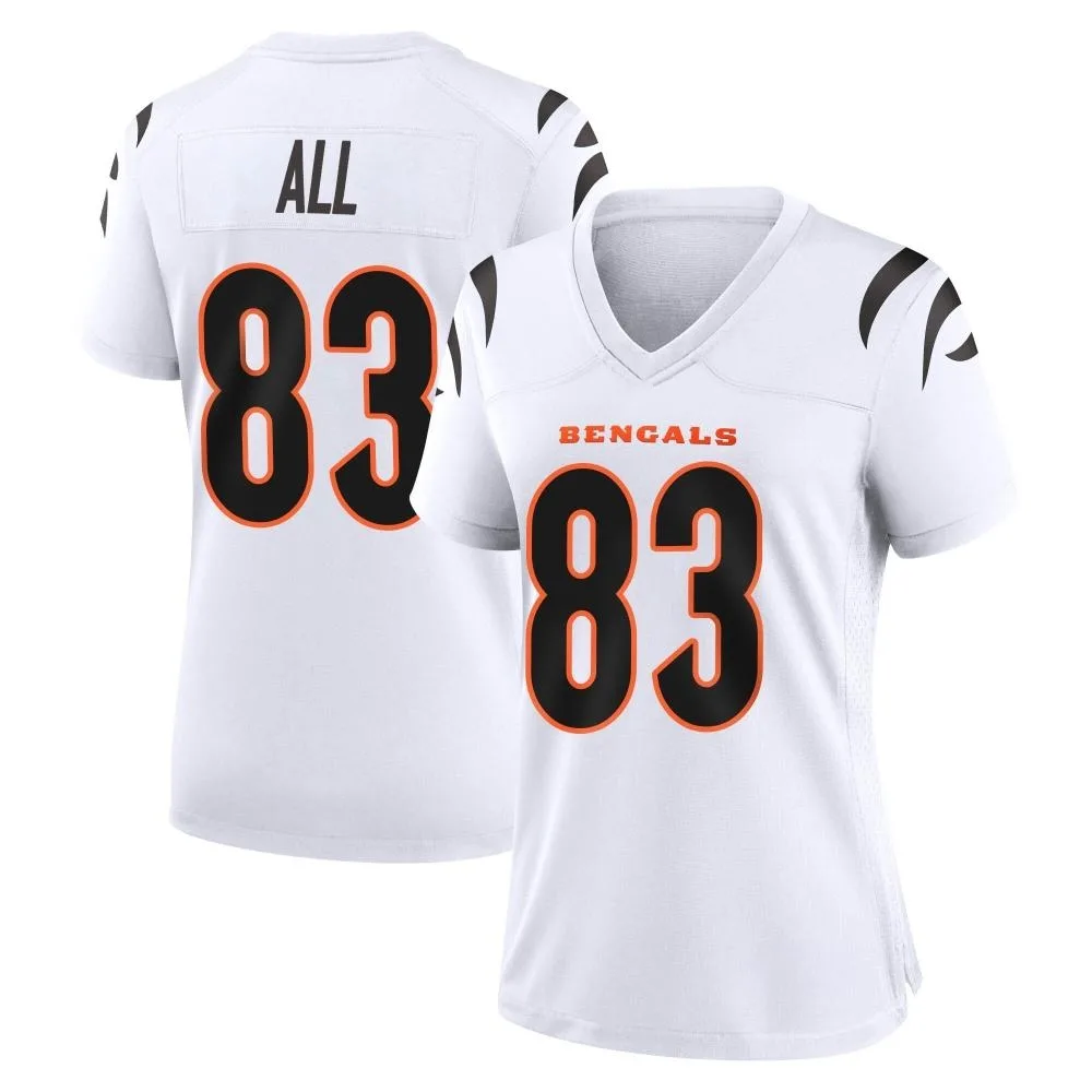 Women's Cincinnati Bengals Erick All Jr. Nike Game White Jersey Women's Cincinnati Bengals Erick All Jr. Nike Game White Jersey