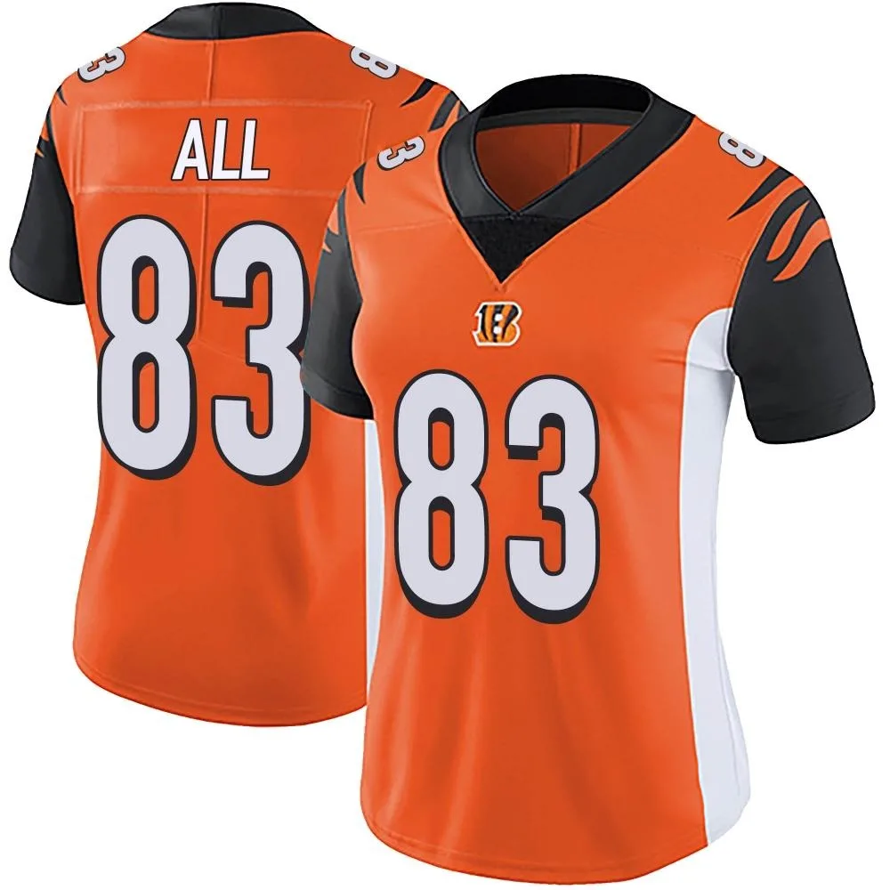 Women's Cincinnati Bengals Erick All Jr. Nike Vapor Untouchable Limited Orange Jersey Women's Cincinnati Bengals Erick All Jr. Nike Vapor Untouchable Limited Orange Jersey