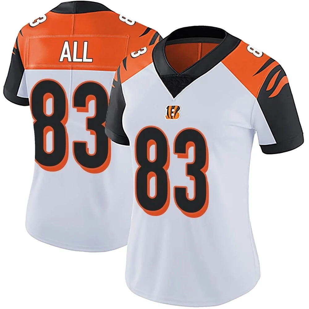 Women's Cincinnati Bengals Erick All Jr. Nike Vapor Untouchable Limited White Jersey Women's Cincinnati Bengals Erick All Jr. Nike Vapor Untouchable Limited White Jersey