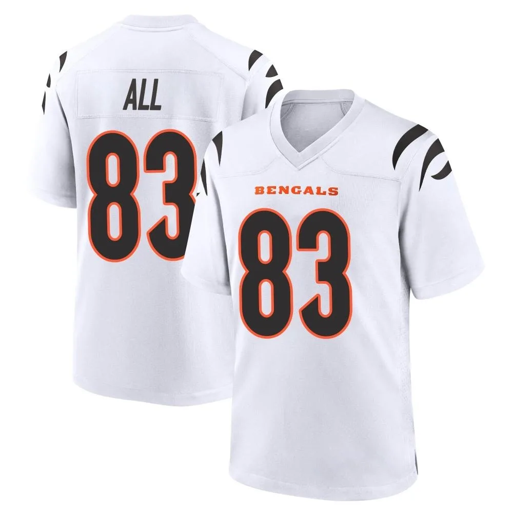 Youth Cincinnati Bengals Erick All Jr. Nike Game White Jersey Youth Cincinnati Bengals Erick All Jr. Nike Game White Jersey