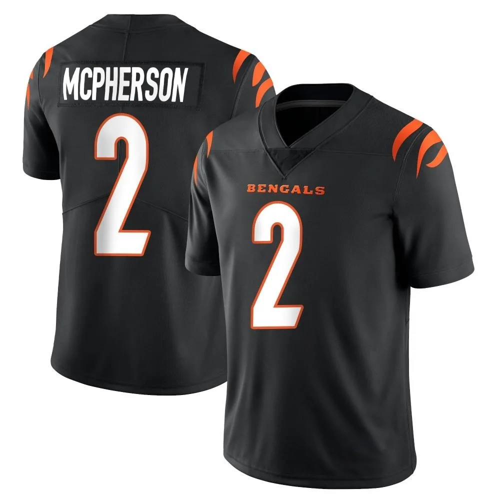 Men's Cincinnati Bengals Evan Mcpherson Nike Team Color Vapor Untouchable Limited Black Jersey Men's Cincinnati Bengals Evan Mcpherson Nike Team Color Vapor Untouchable Limited Black Jersey