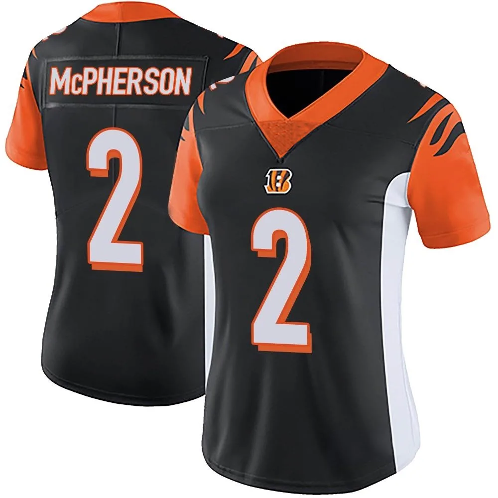 Women's Cincinnati Bengals Evan Mcpherson Nike Team Color Vapor Untouchable Limited Black Jersey Women's Cincinnati Bengals Evan Mcpherson Nike Team Color Vapor Untouchable Limited Black Jersey
