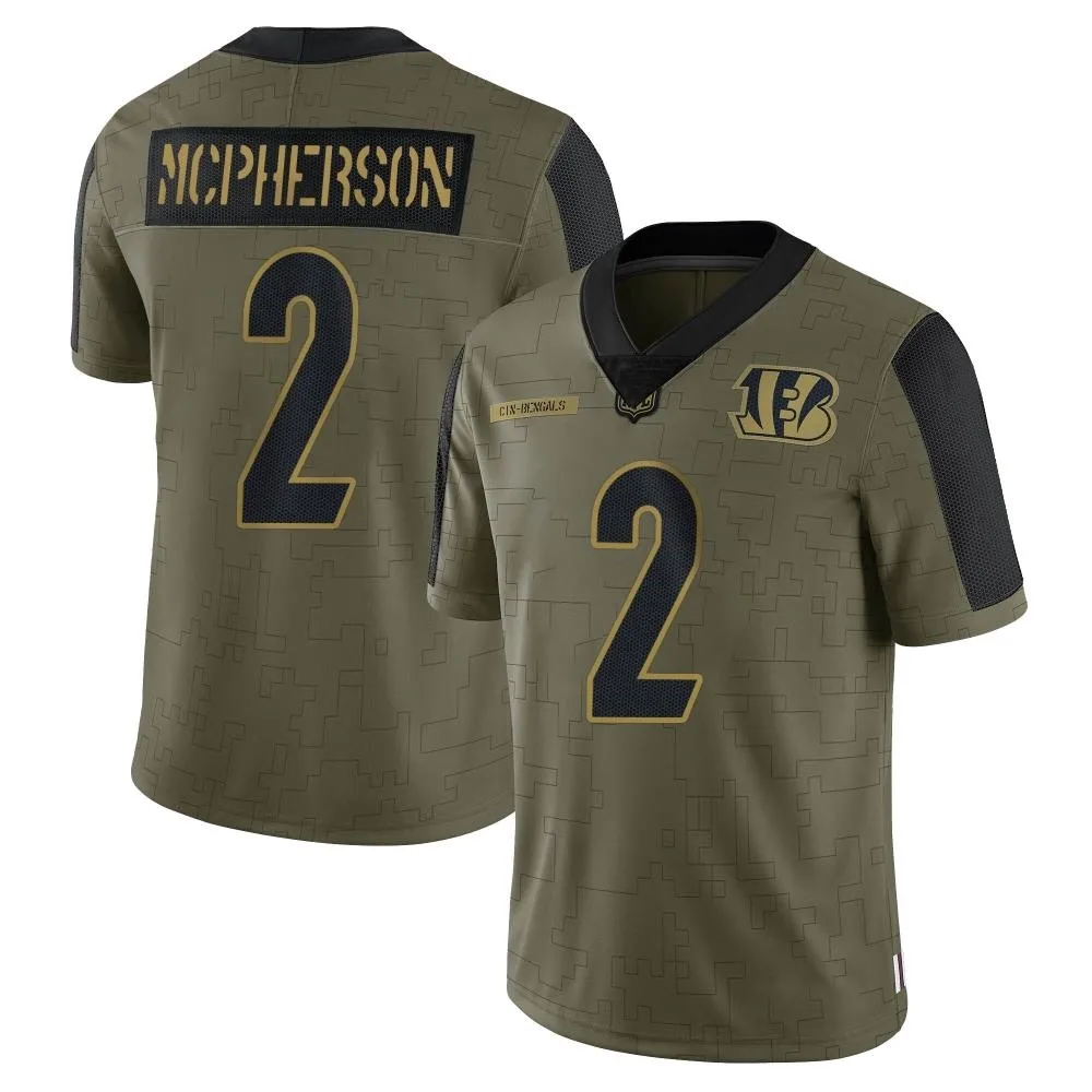 Youth Cincinnati Bengals Evan Mcpherson Nike 2021 Salute To Service Limited Olive Jersey Youth Cincinnati Bengals Evan Mcpherson Nike 2021 Salute To Service Limited Olive Jersey
