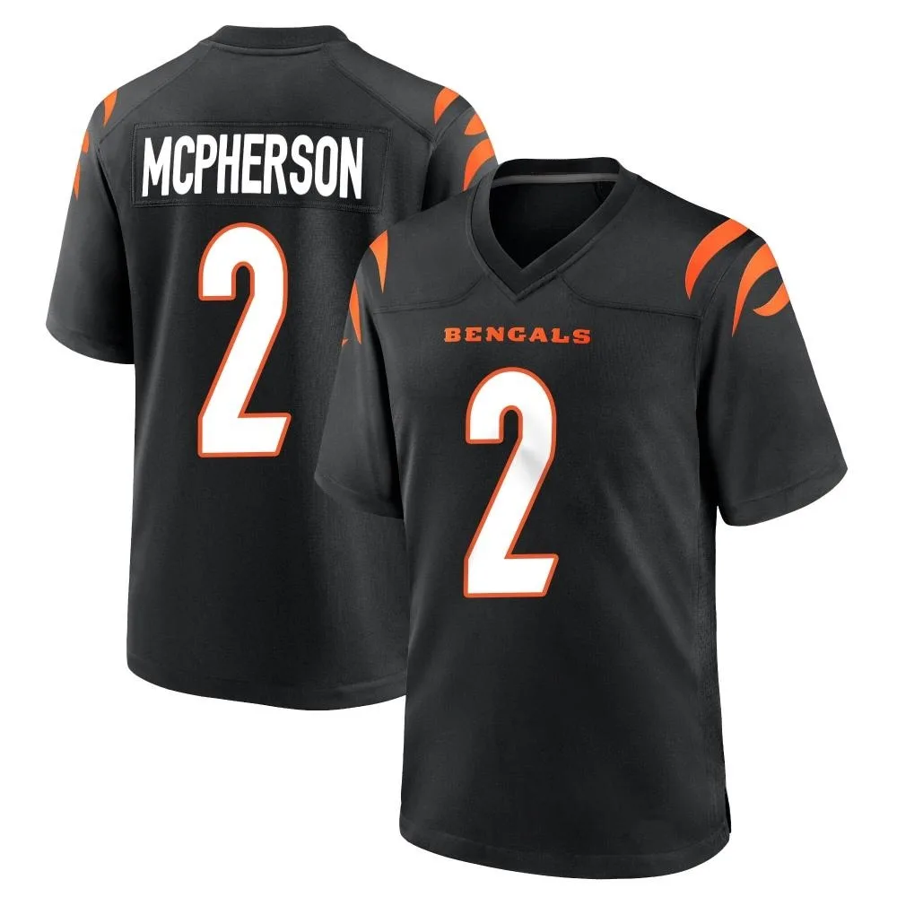 Youth Cincinnati Bengals Evan Mcpherson Nike Team Color Game Black Jersey Youth Cincinnati Bengals Evan Mcpherson Nike Team Color Game Black Jersey