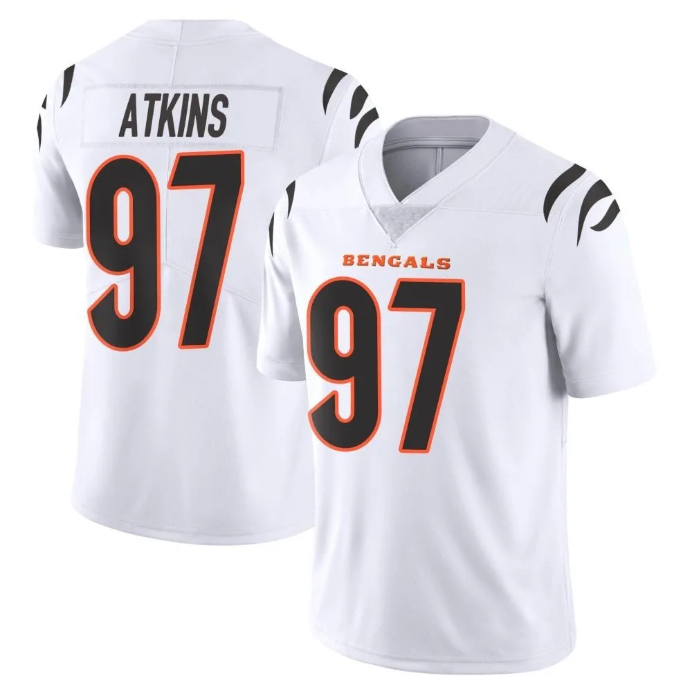 Men's Cincinnati Bengals Geno Atkins Nike Vapor Untouchable Limited White Jersey Men's Cincinnati Bengals Geno Atkins Nike Vapor Untouchable Limited White Jersey