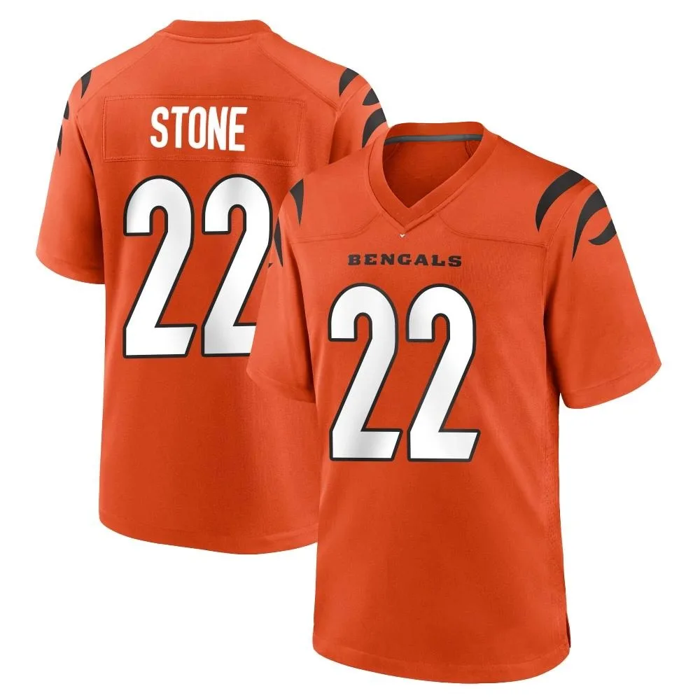 Men's Cincinnati Bengals Geno Stone Nike Game Orange Jersey Men's Cincinnati Bengals Geno Stone Nike Game Orange Jersey