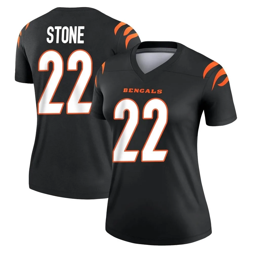 Women's Cincinnati Bengals Geno Stone Nike Legend Black Jersey Women's Cincinnati Bengals Geno Stone Nike Legend Black Jersey