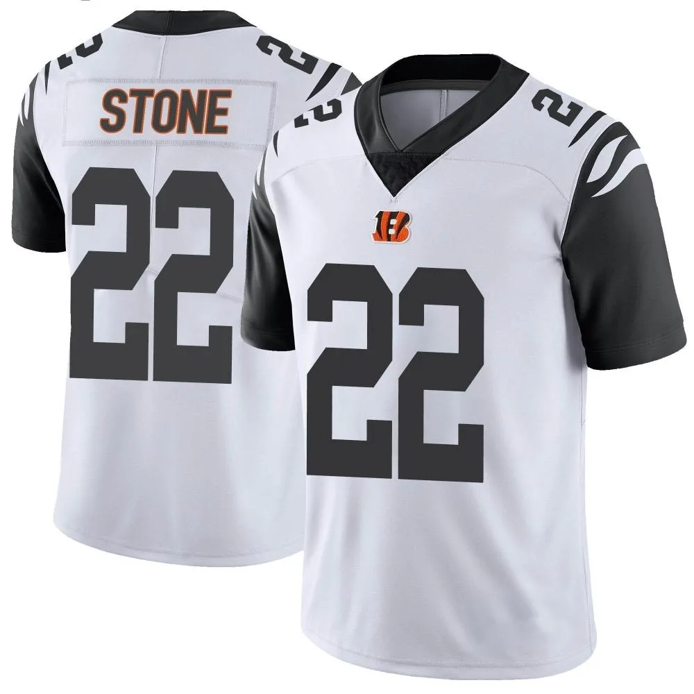 Youth Cincinnati Bengals Geno Stone Nike Color Rush Vapor Untouchable Limited White Jersey Youth Cincinnati Bengals Geno Stone Nike Color Rush Vapor Untouchable Limited White Jersey
